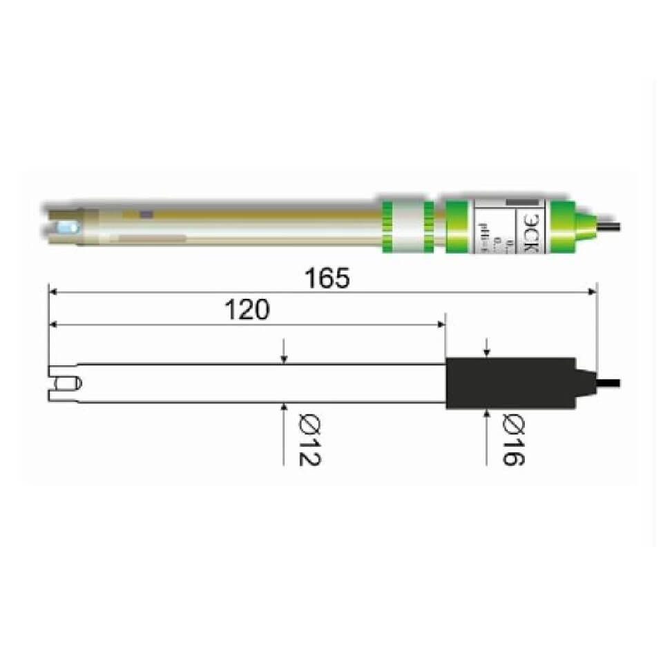 Combined electrode ESK-10309/4 (glass)