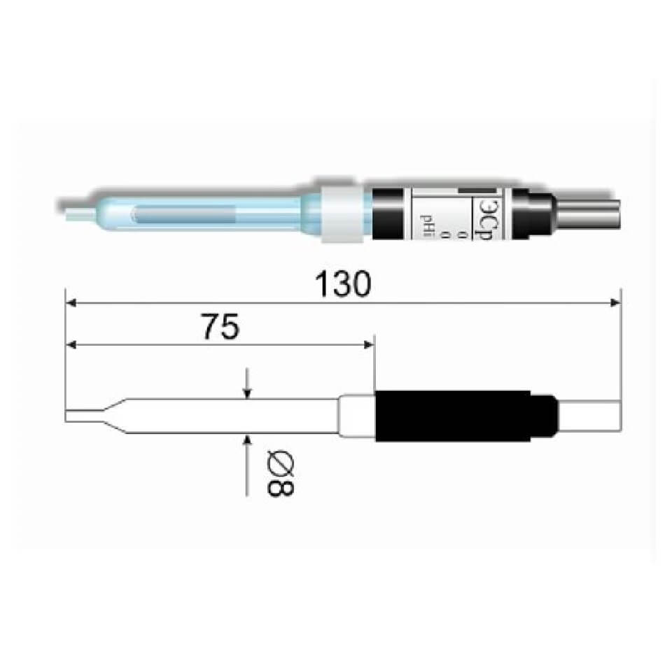 Reference electrode ESR-10107/3.0 (glass)