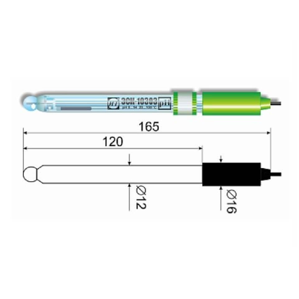 Combined electrode ESK-10303/4 (glass)