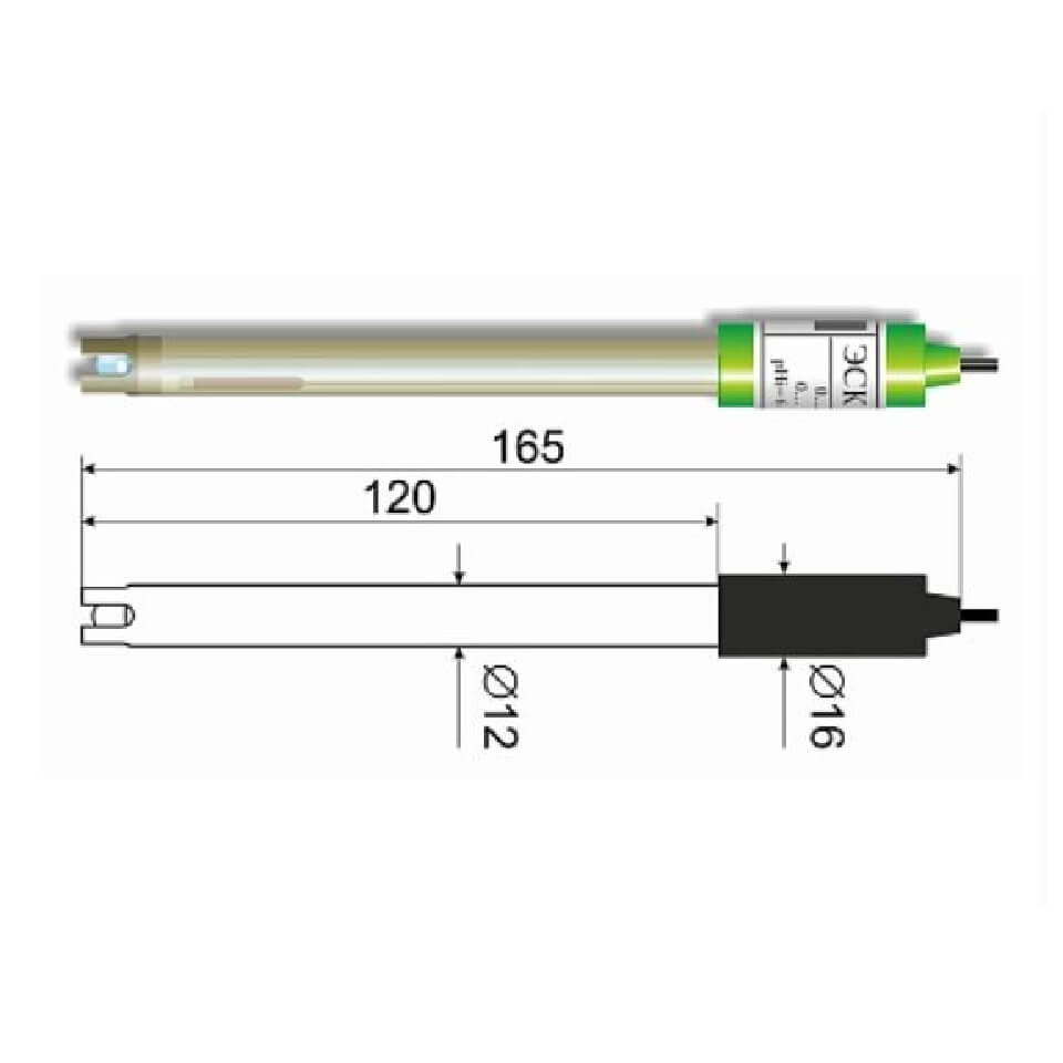 Combined electrode ESK-10308/4 (glass)