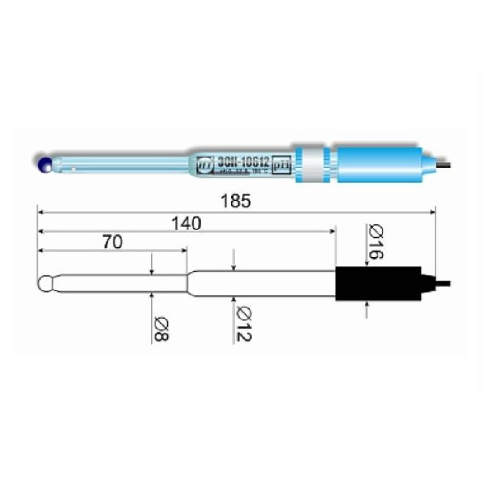 Combined electrode ESK-10612/7 (glass)