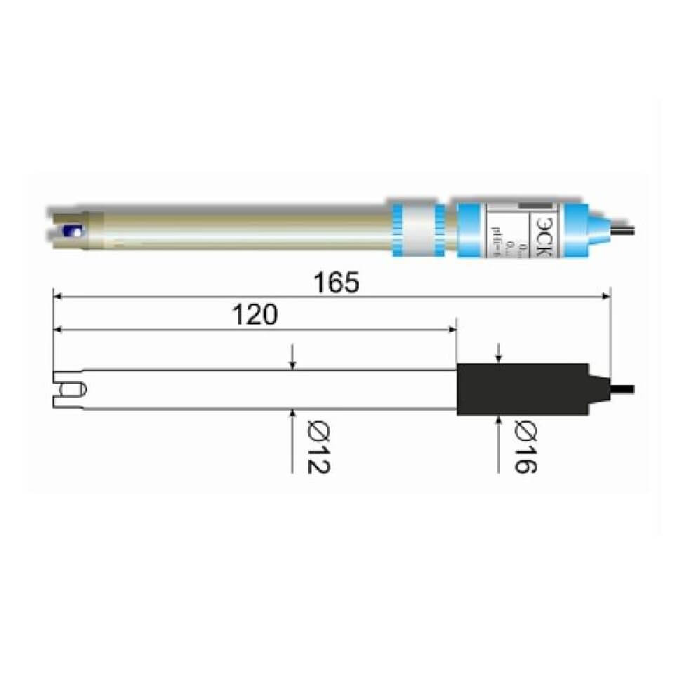 Combined electrode ESK-10606/4 (glass)