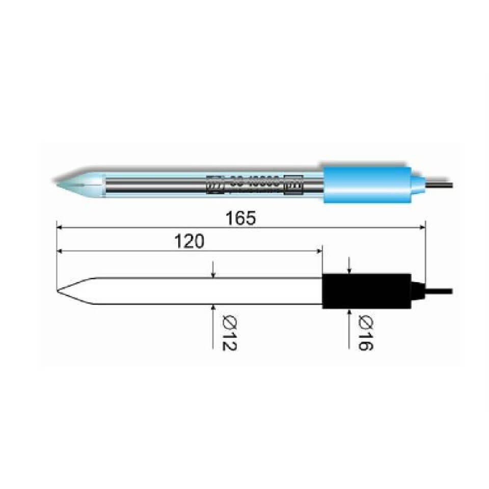 pH electrode ES-10609/7 (glass)