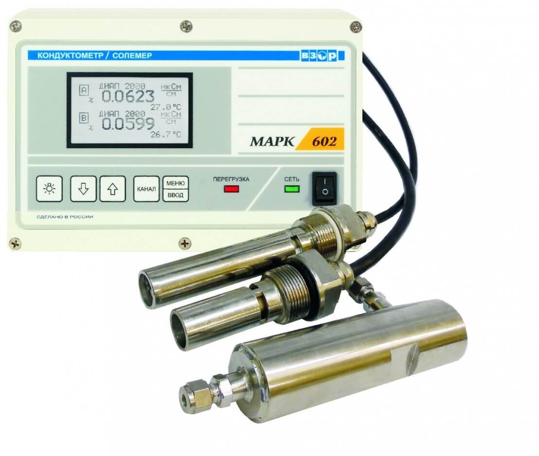 Conductivity meter-salin meter MARK-602T/1 with sensor unit DP-003T