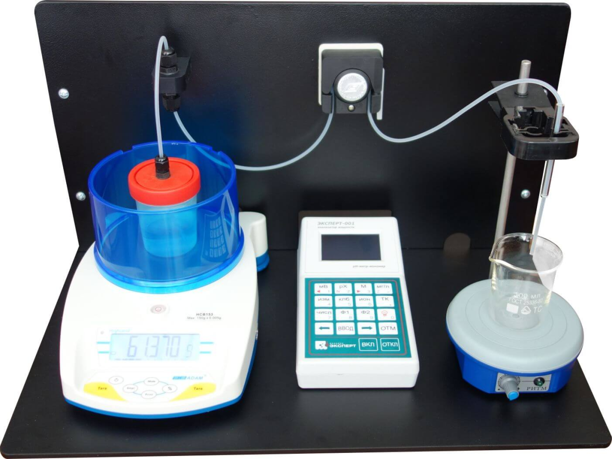 Automated potentiometric titrator Econix-Expert Titrion-1A (with verification)