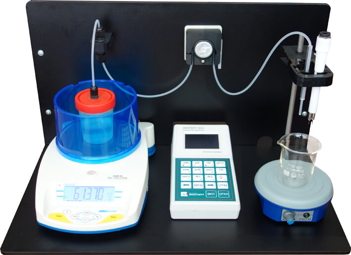 Automated titrator for amperometric and potentiometric titration Econix-Expert Titrion-1/1A