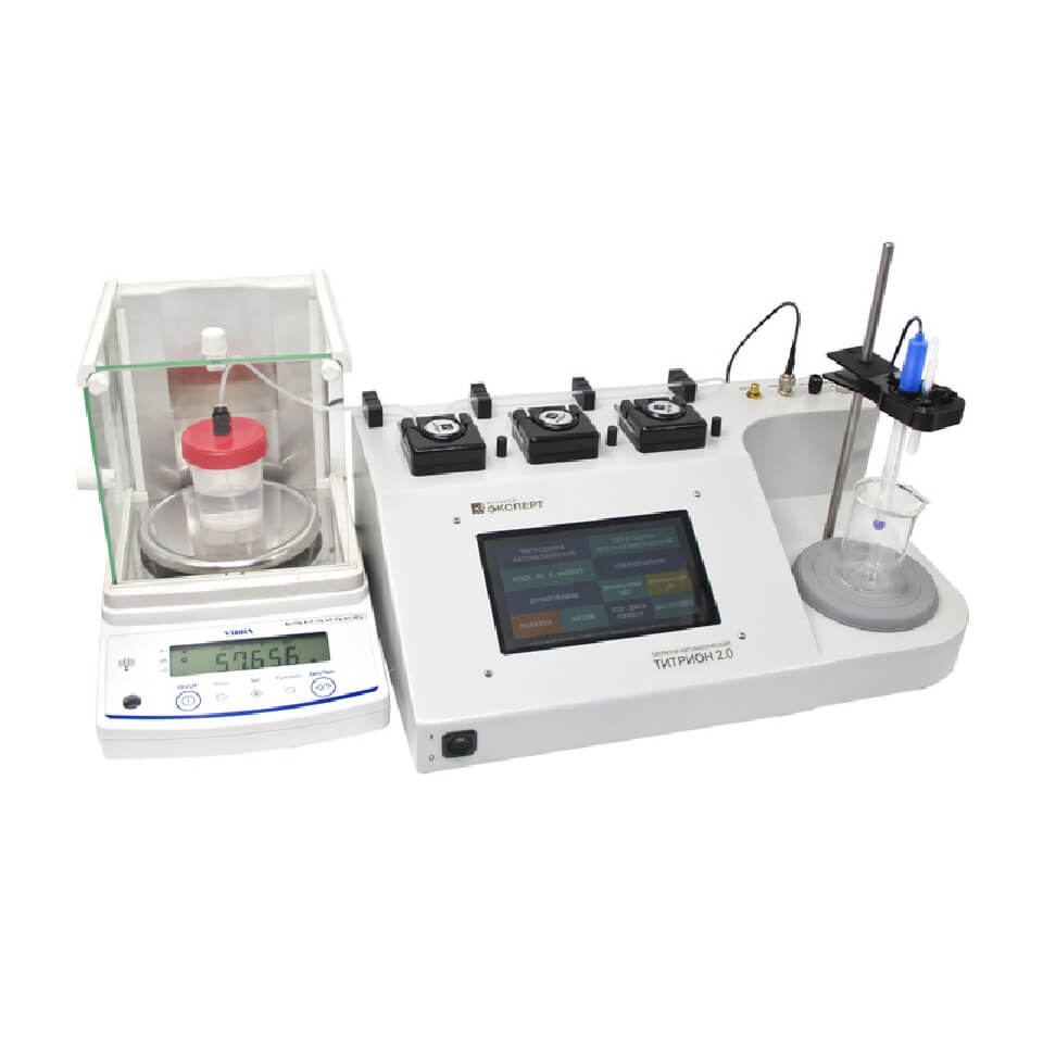 Automatic titrator TITRION 2.0 Kjeldahl with basic verification