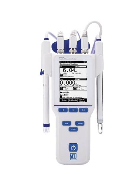 pH meter PH310F portable with electrode E-301-QC, MT-02601821C00