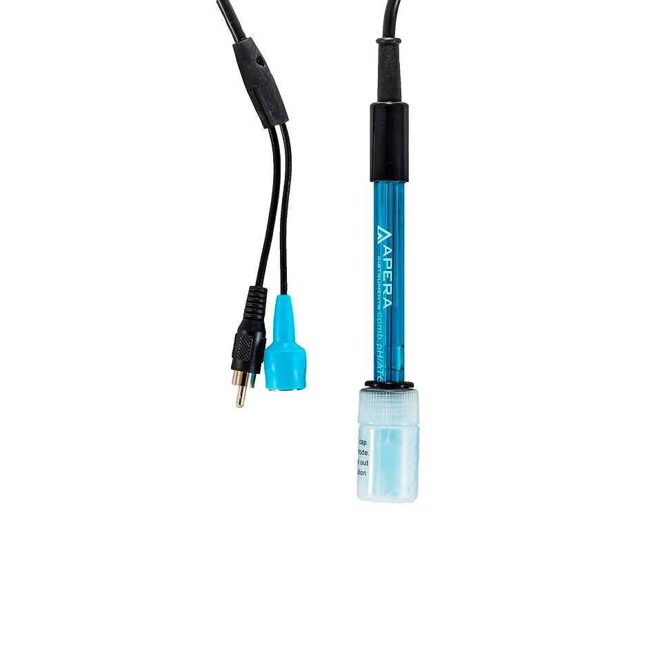 pH electrode ECOSTAB PH201T-F universal with temperature sensor