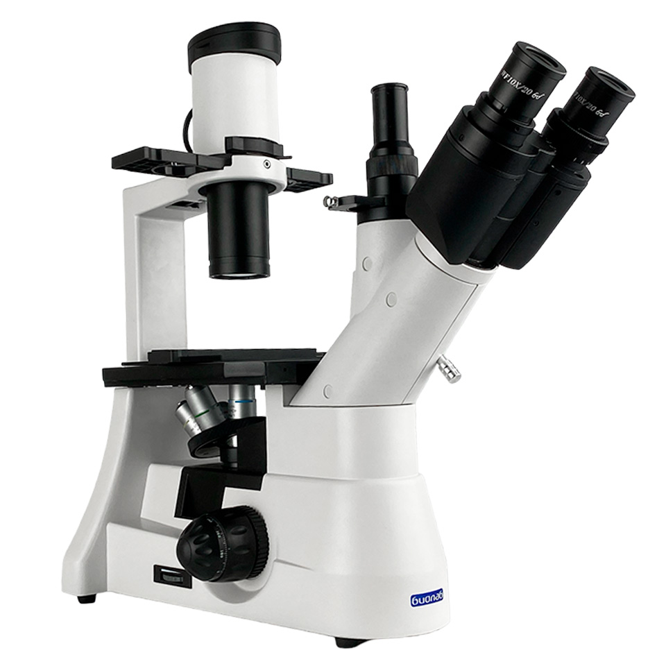 Biological microscope Biolab-I (inverted, trinocular, planachromatic)