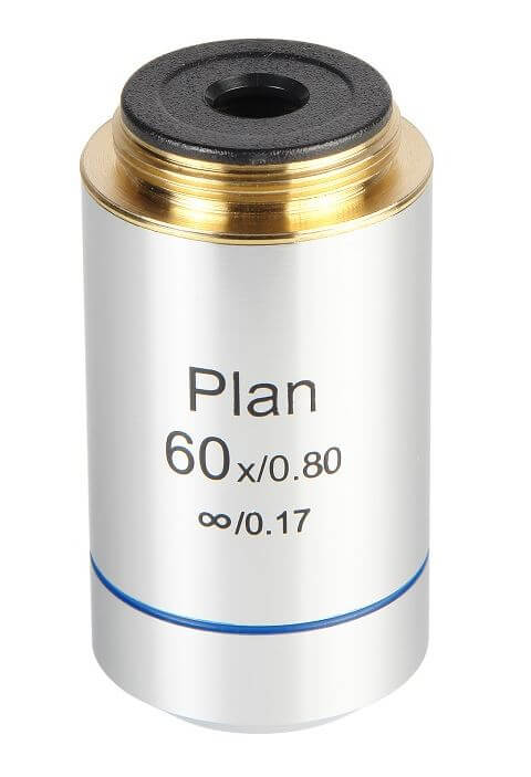 Lens for microscope 60x/0.8 Plan endless/0.17 (M3 U), 27992