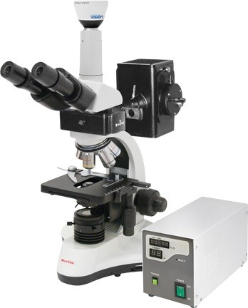 Microoptix MX-300 TF microscope (trinocular, fluorescent)