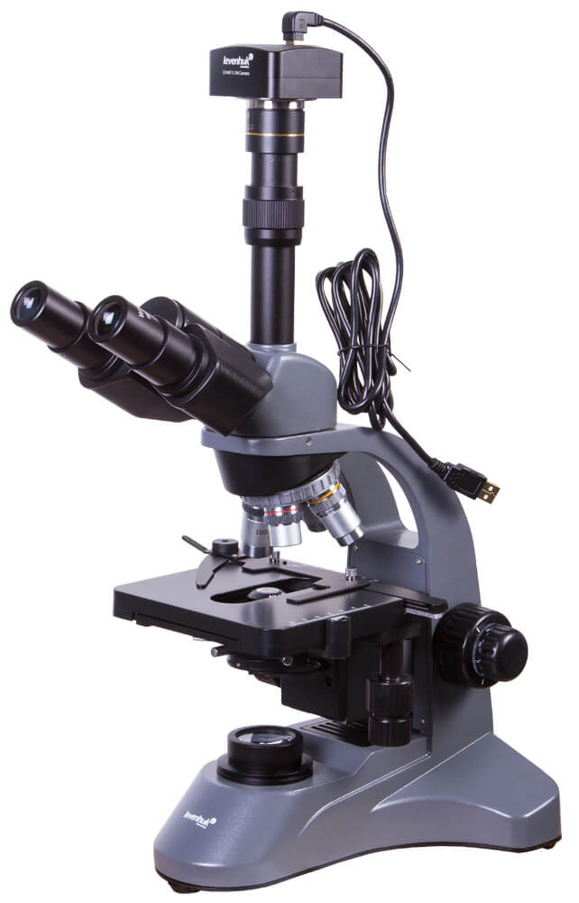 Levenhuk D740T microscope, 5.1 MP, digital trinocular