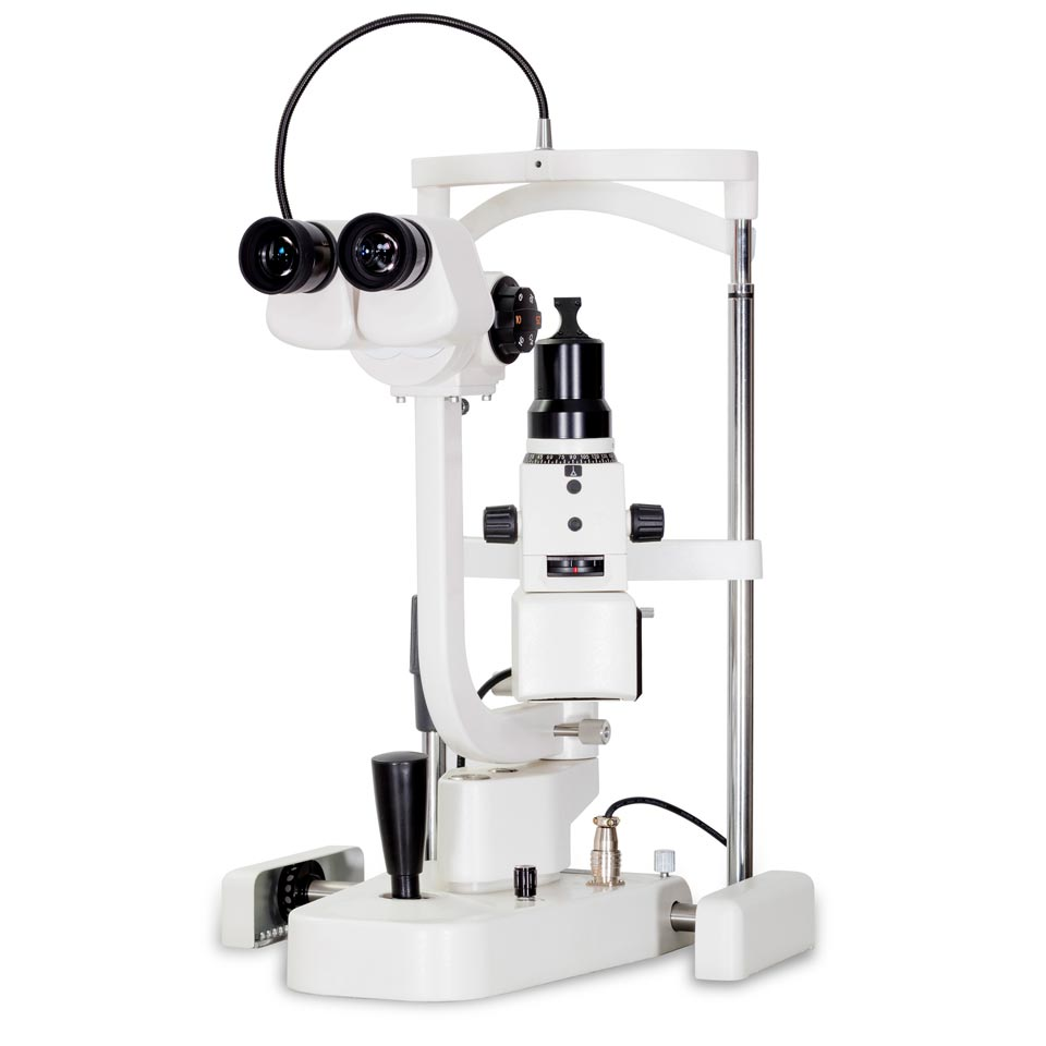 Slit lamp with bottom illuminator ALMAS YZ5X1 (five-stage, LED/halogen)