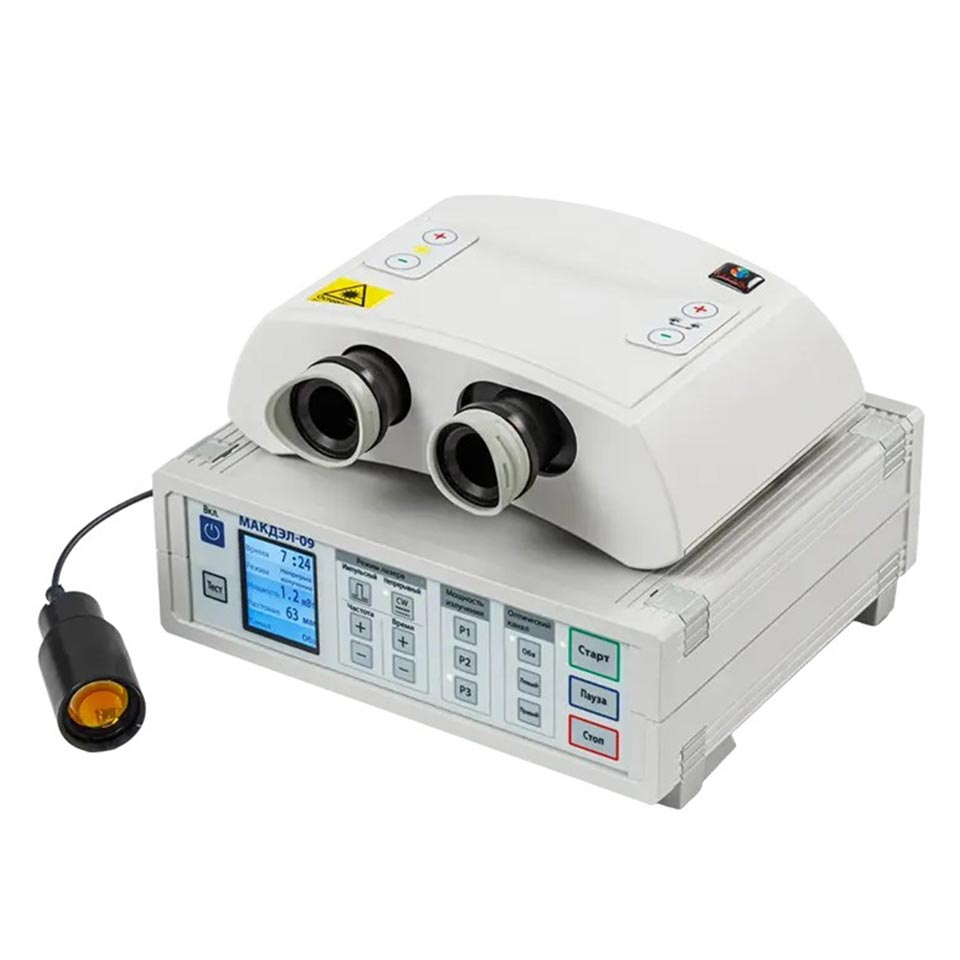 IR laser device for the correction of accommodative visual impairment MAKDEL-09