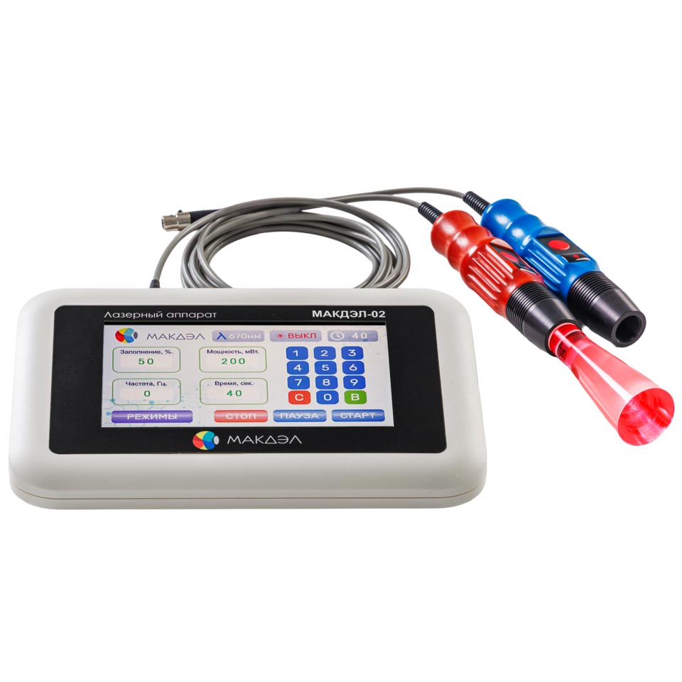 Laser multifunctional physiotherapeutic device MAKDEL-02