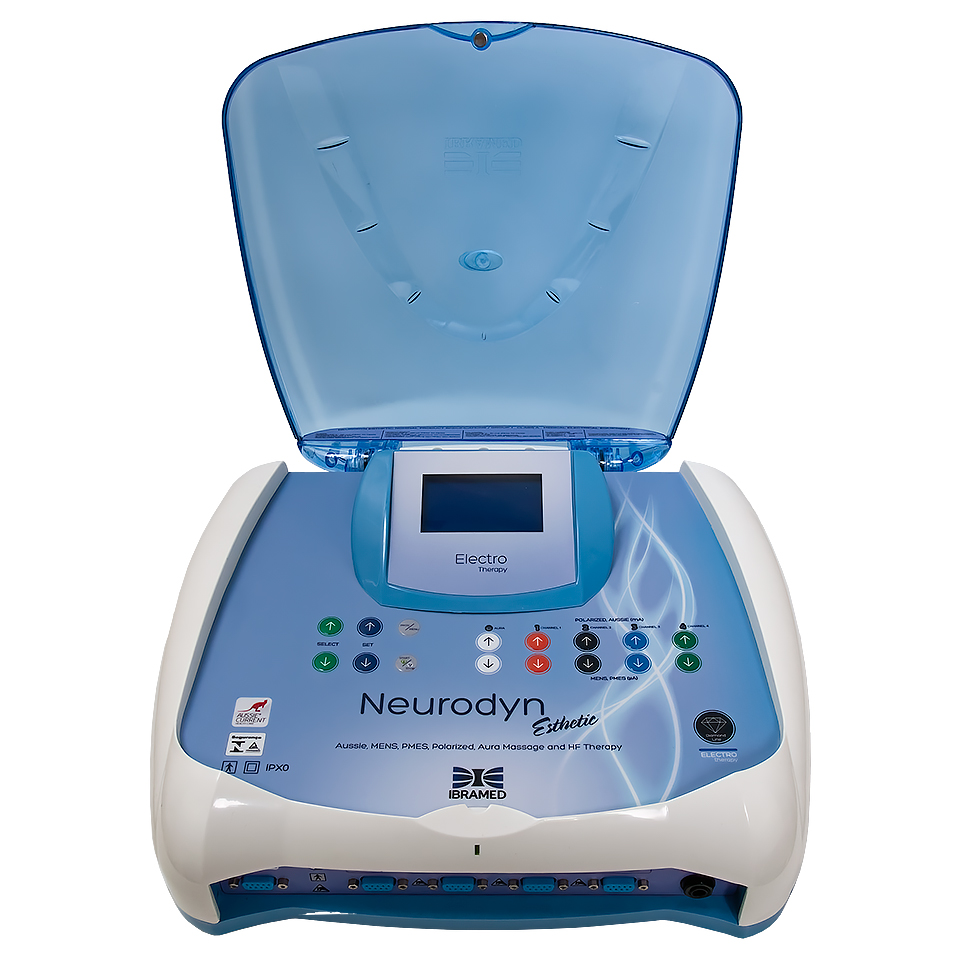 Device for electrotherapy and electrical stimulation Ibramed Neurodyn Esthetic (6 channels)
