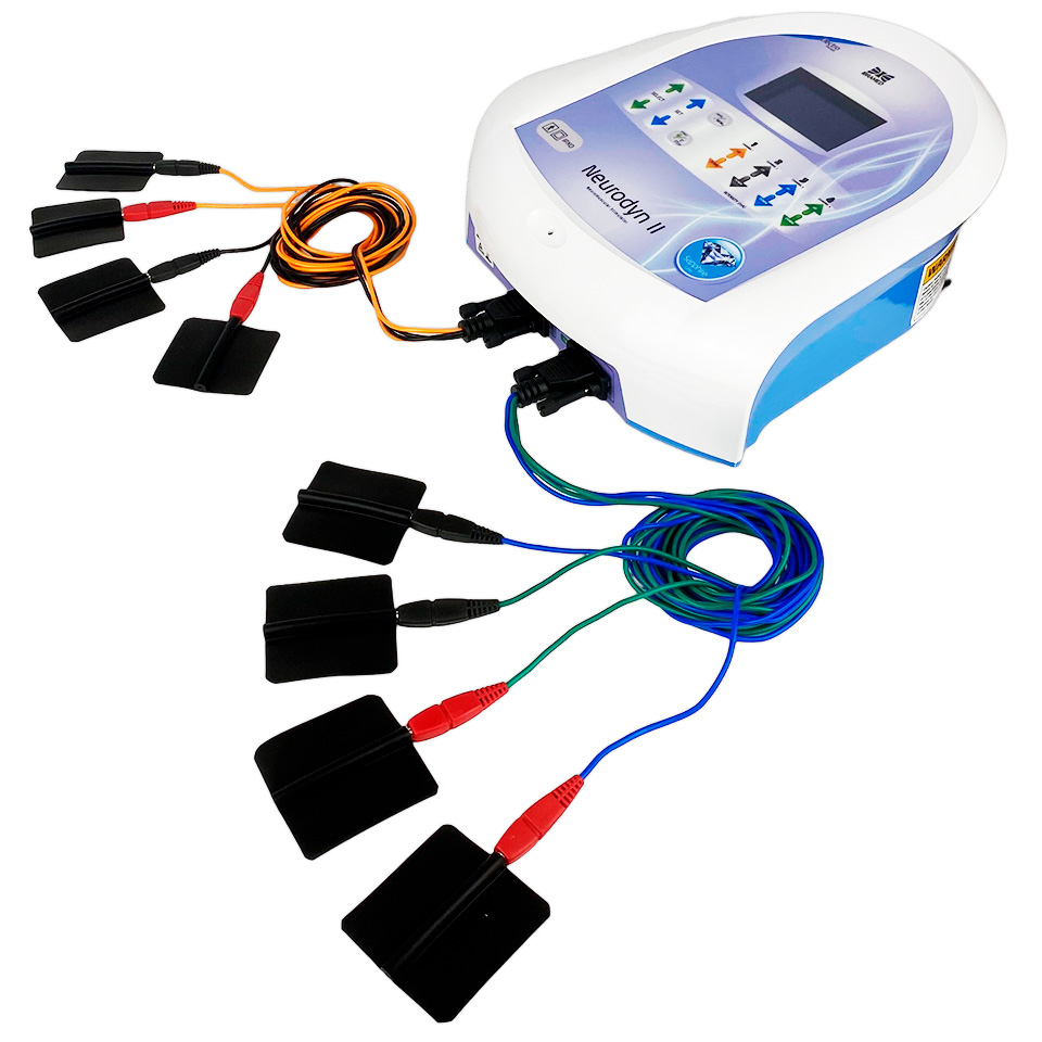 Device for electrotherapy and electrical stimulation Ibramed Neurodyn II (4 channels)