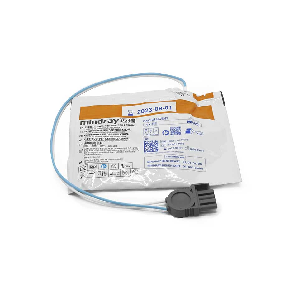 Defibrillation electrode Mindray MR62 (adult/child, for BeneHeart C-series)