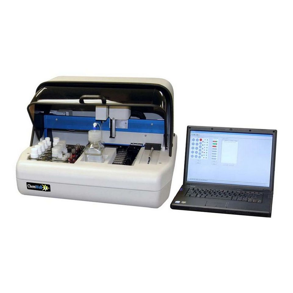 Biochemical analyzer CHEM WELL T (automatic, 100 tests/hour, 200 µl)