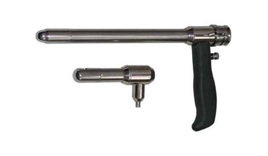 Examination rectoscope Re-VS-3-1 model 632 with fiber light guide and halogen illuminator