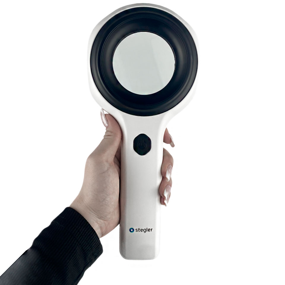 Wood lamp with magnifying glass Stegler BZ-5L