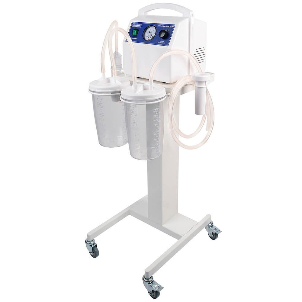 Medical surgical suction device OMX-5/80-01 with stand, AXION