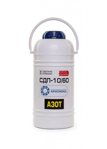 Dewar vessel KRIOMASH SDP-10/60 (10 l)