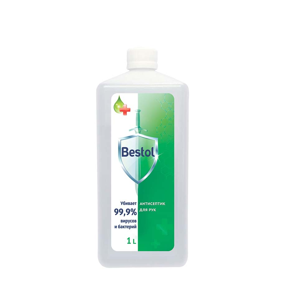 Antiseptic gel for hand disinfection (euro bottle, 1 l)