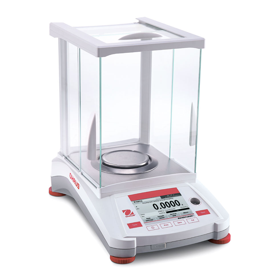 Analytical balance OHAUS Adventurer AX124 (120 g, 0.1 mg, internal calibration)