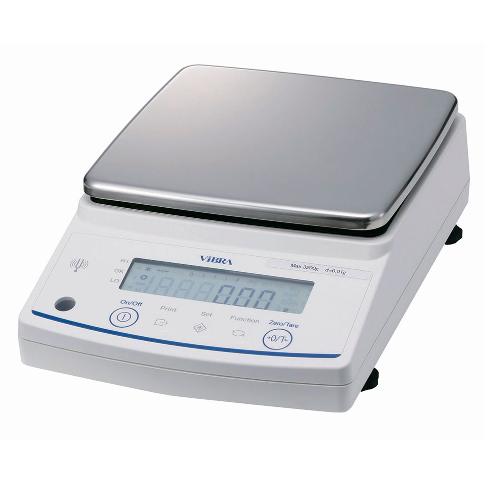 Laboratory scales VIBRA AB-12001СE (12000 g, 0.1 g, external calibration)