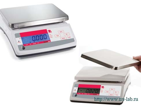 Portion scales OHAUS Valor V11P3 (3 kg, 0.5 g, external calibration)
