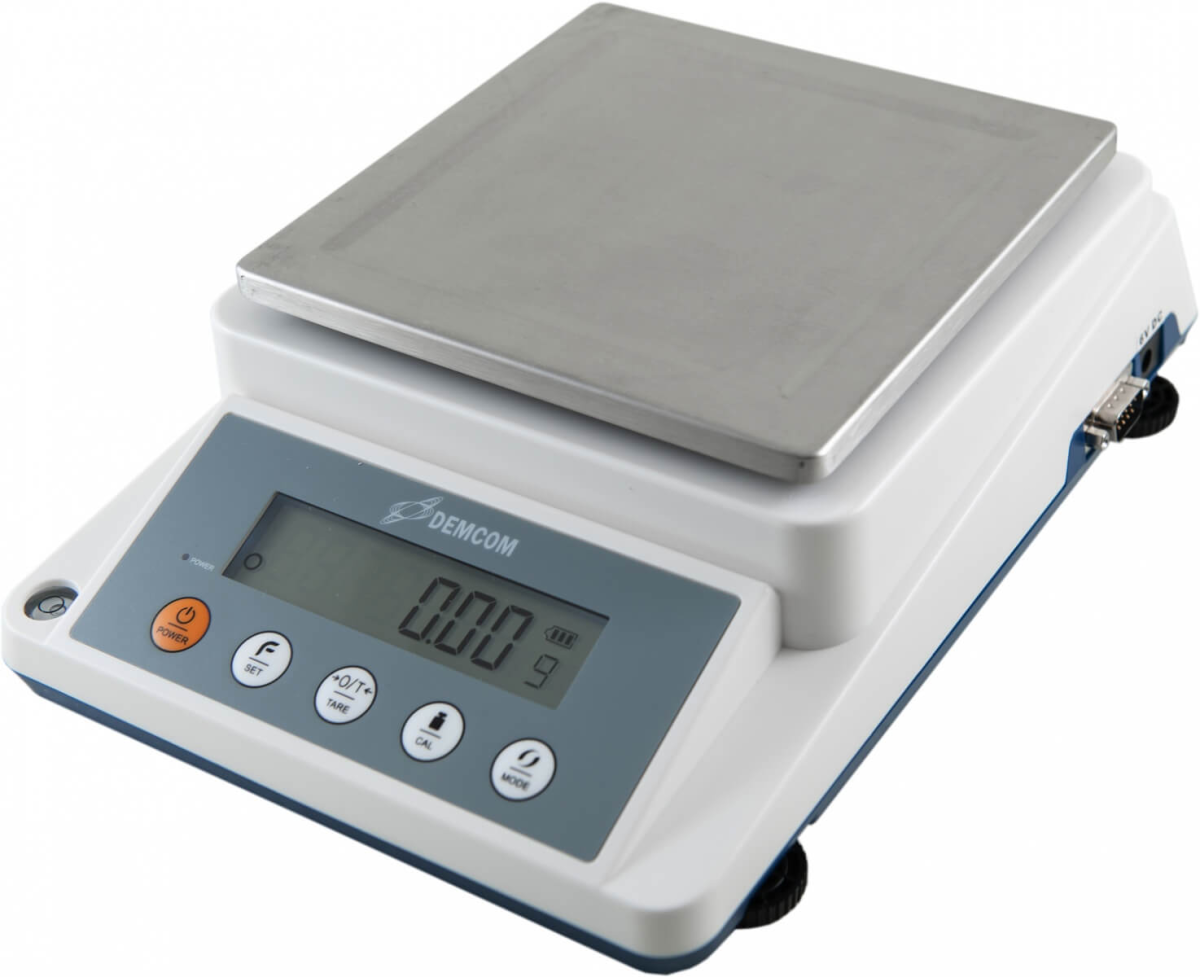Laboratory scales DEMCOM DL-6001 (6100 g, 0.1 g, external calibration)