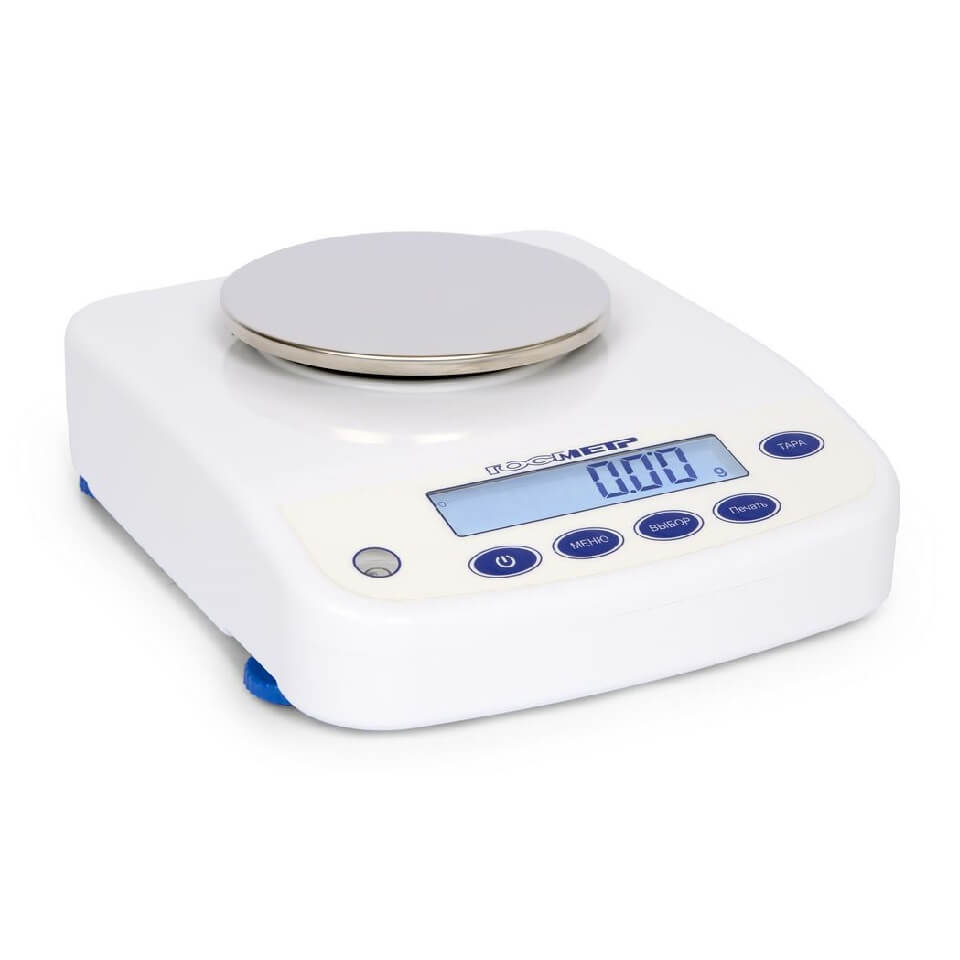 Compact chemical scales Gosmetr VT-600 (600 g, 0.01 g, external calibration)