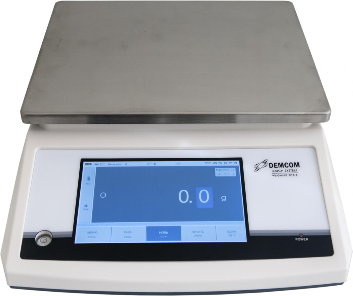 Laboratory scales DEMCOM DX-12001C (12 kg, 0.1 g, internal calibration)