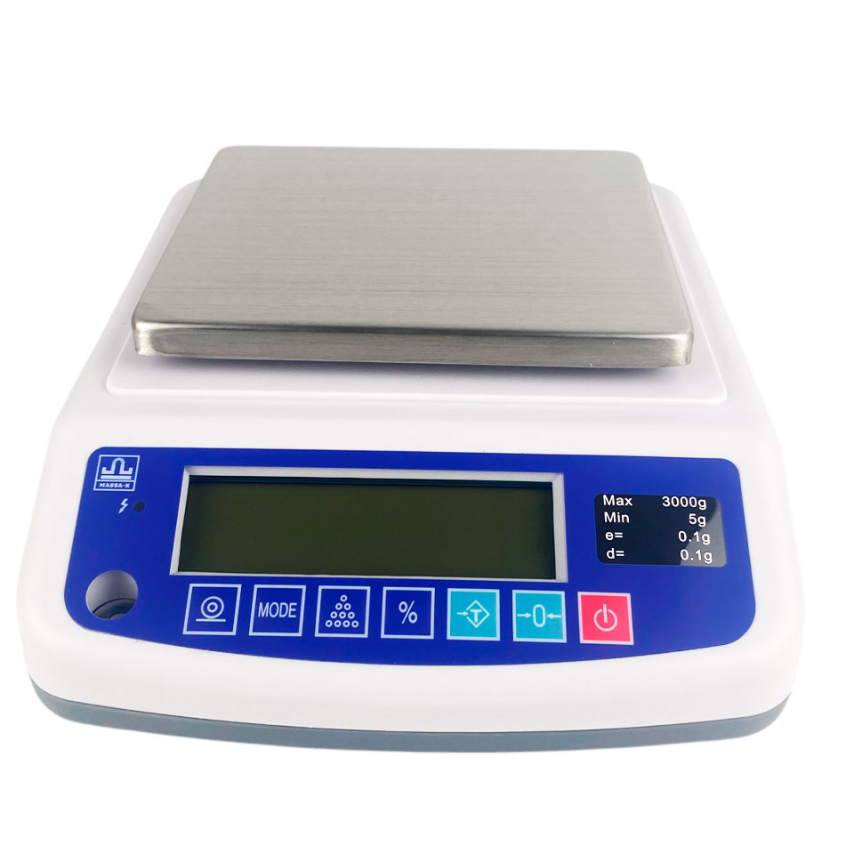 Laboratory scales Massa-K VK-3000.1 (3000 g, 0.1 g, external calibration)