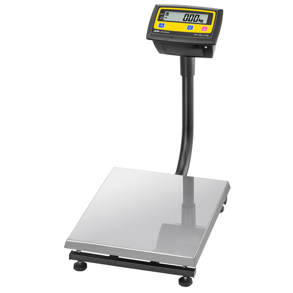 Platform scales AND EM-60KAM (60 kg, 5/10/20 g, external calibration)