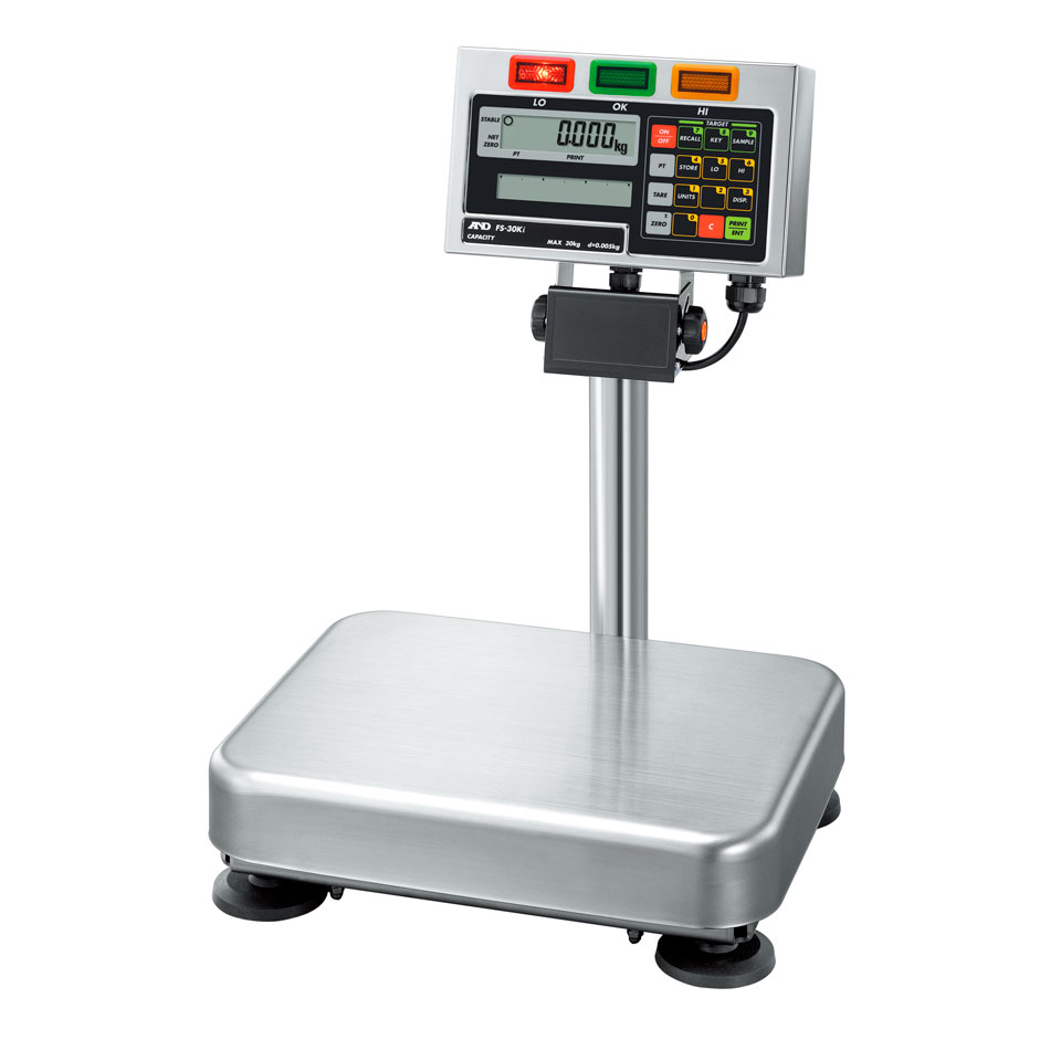 Platform scales AND FS-15Ki (15 kg 1/2/5 g, external calibration)