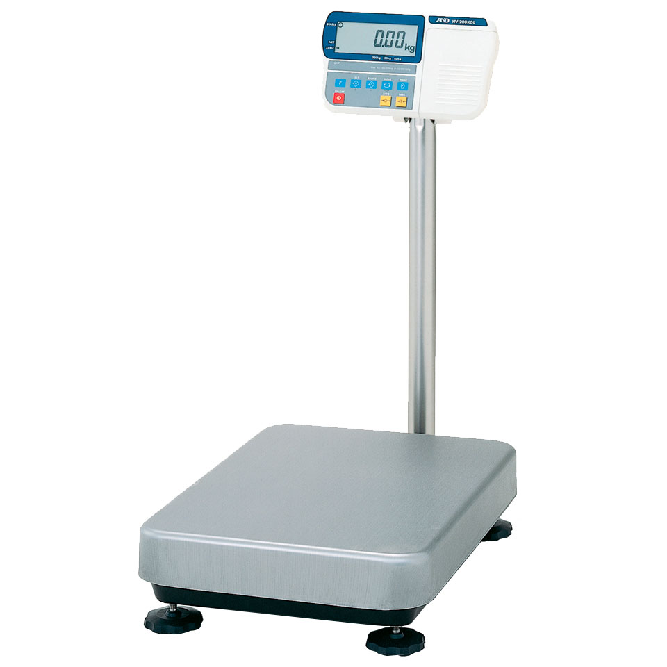 Platform scales AND HV-60KV-WP (15/30/60 kg, 5/10/20 g, external calibration)