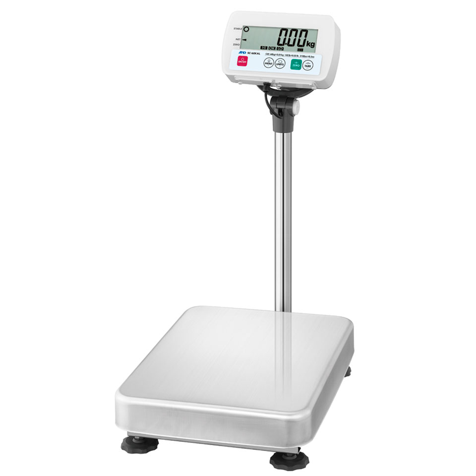 Platform scales AND SW-6KS (6 kg, 1 g, external calibration)