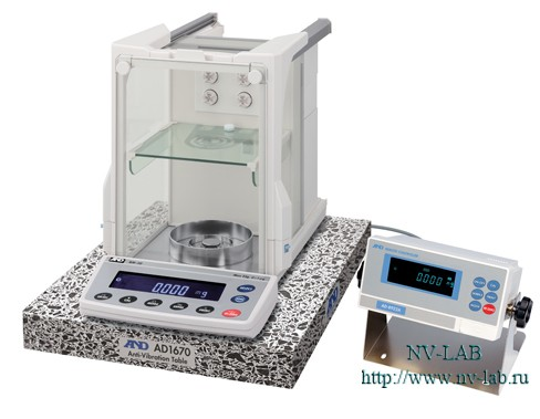 Microbalance AND BM-22 (5.1/22 g, 0.001/0.01 mg, internal calibration)