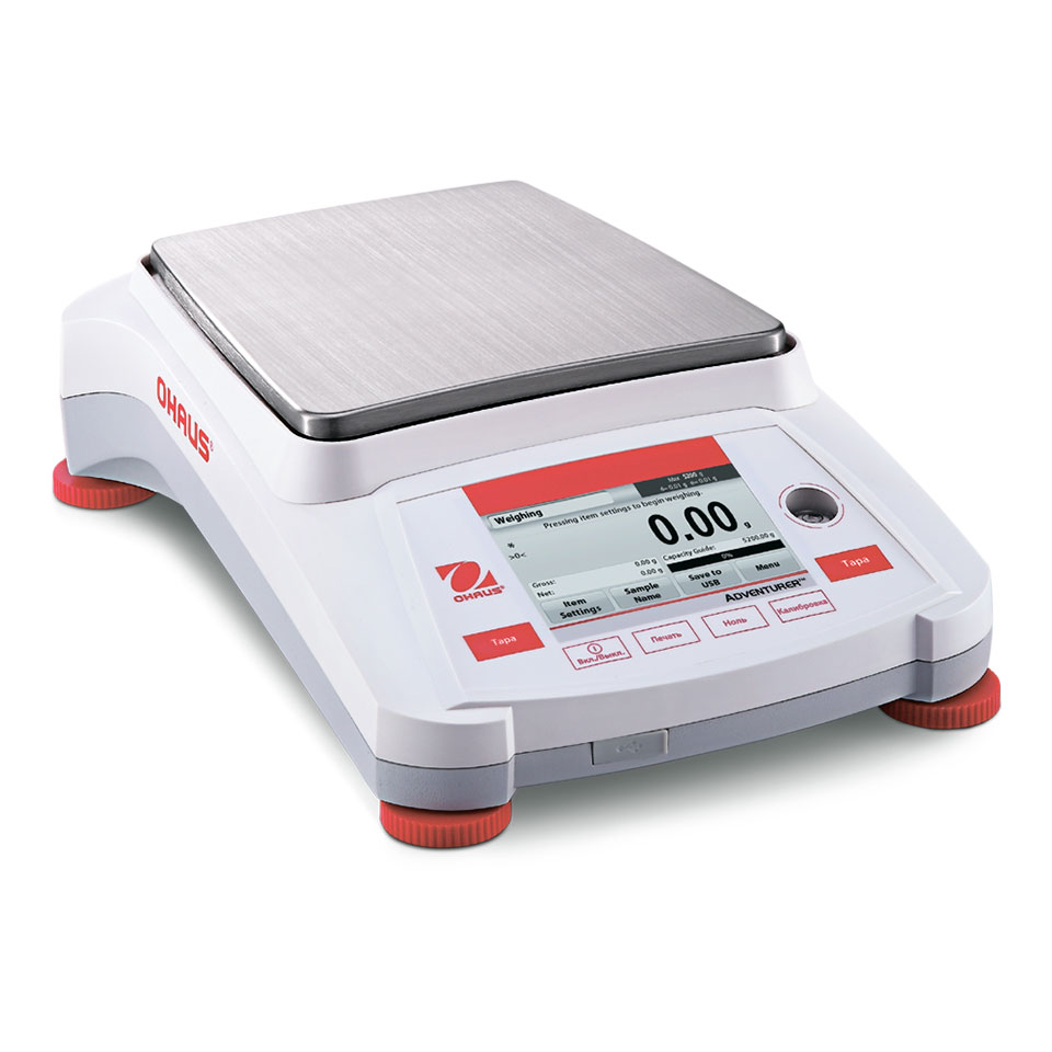 Precision scales OHAUS Adventurer AX2202 (2200 g, 0.01 g, internal calibration)