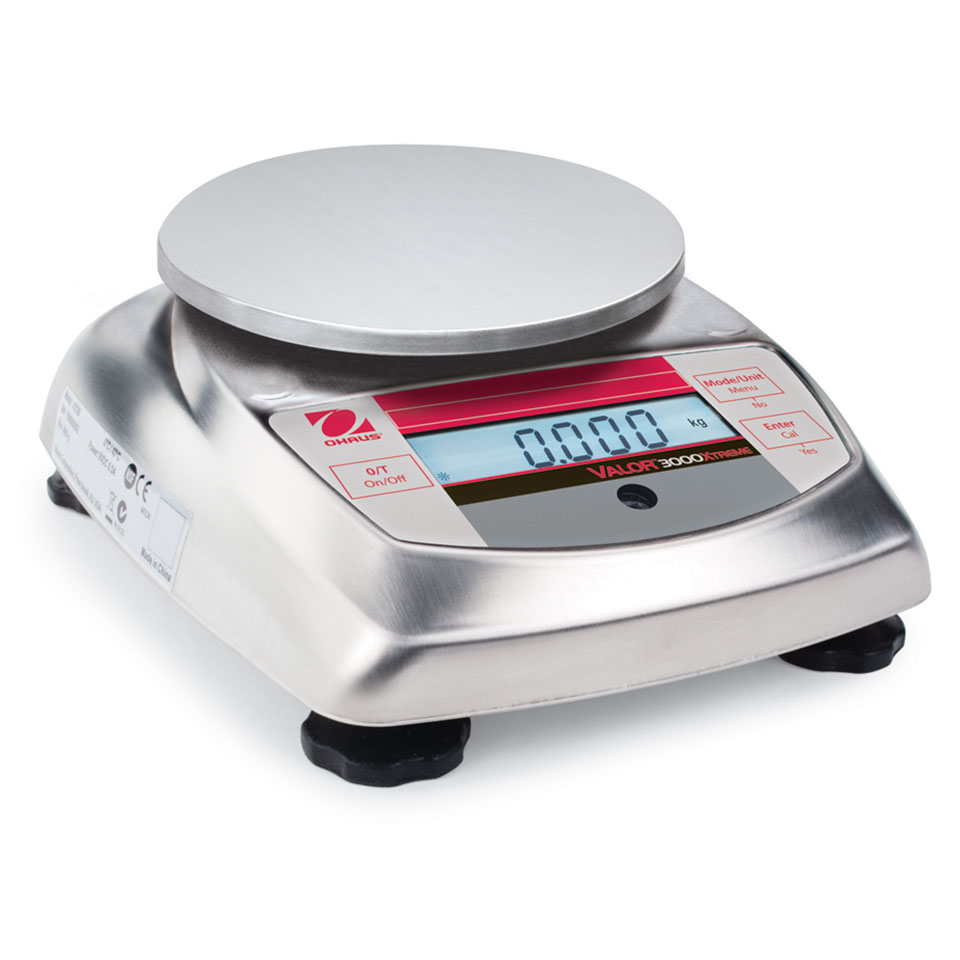Portion scales OHAUS Valor 3000 Xtreme V31XH202 (200 g, 0.01 g, external calibration)