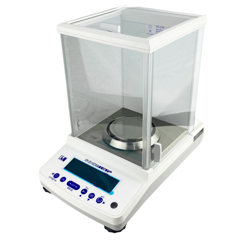 Analytical balance Gosmetr VL-224V (220 g, 0.0001 g, internal calibration)