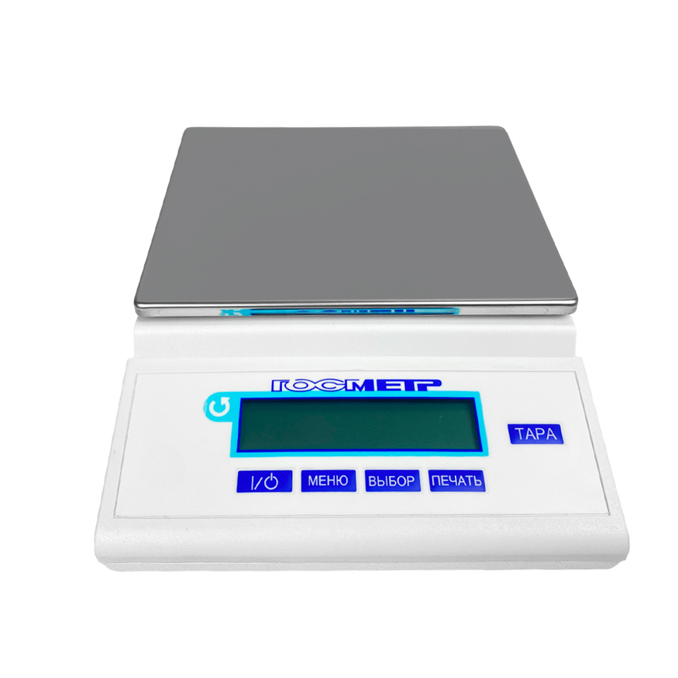 Laboratory scales Gosmetr VLTE-5100 (5100 g, 0.1 g, external calibration)