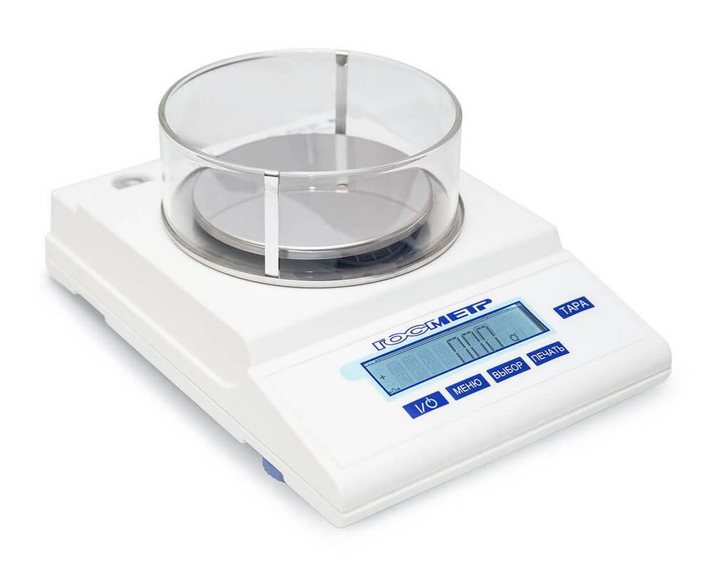 Laboratory scales Gosmetr VLTE-310S (310 g, 0.001 g, self-calibration)