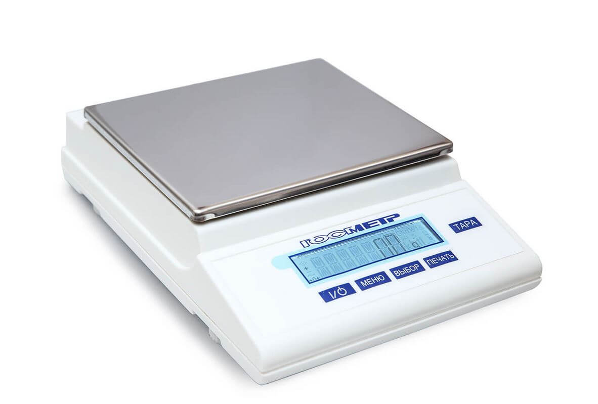 Laboratory scales Gosmetr VLTE-4100 (4100 g, 0.01 g, external calibration)