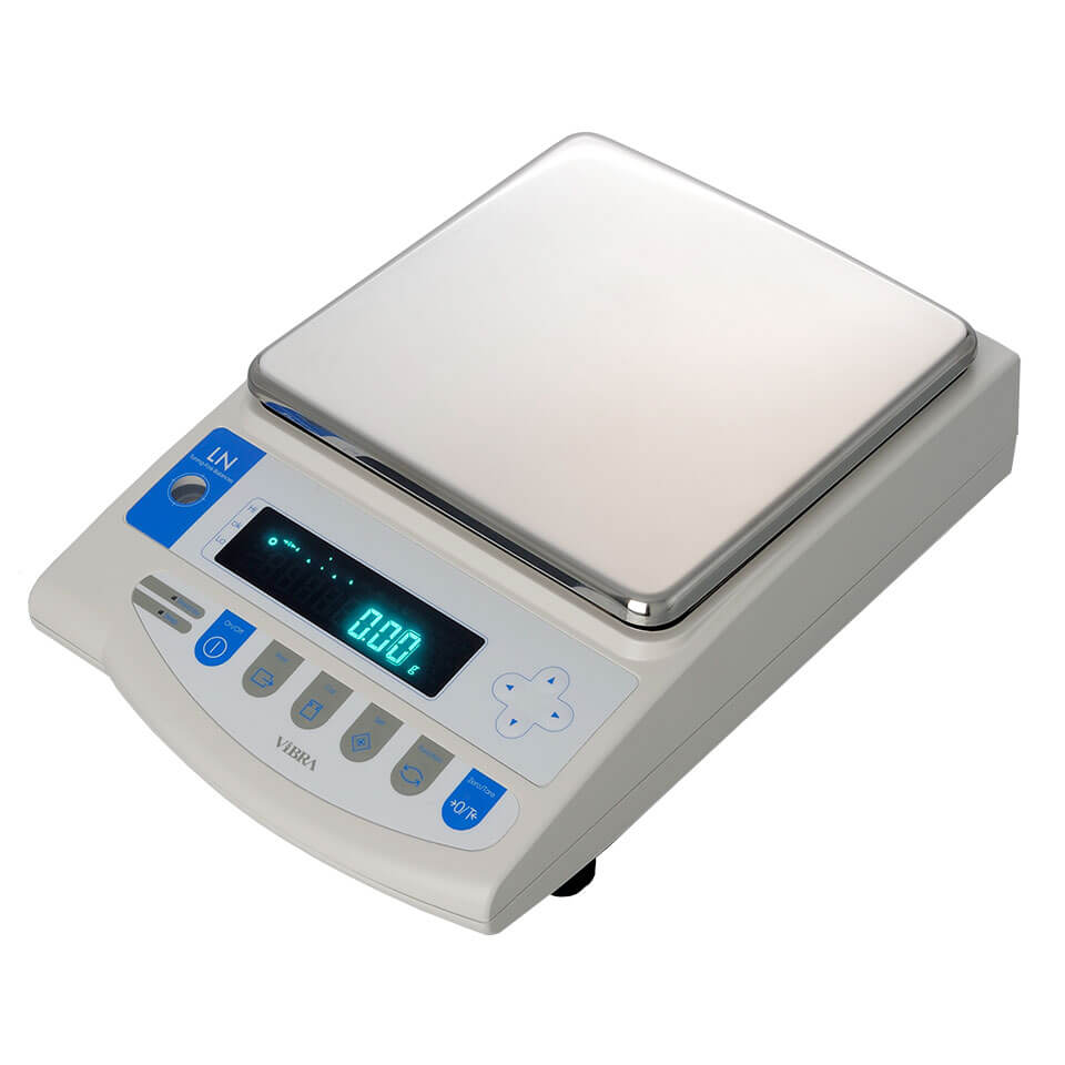 Laboratory scales VIBRA LN-1202RCE (1200 g, 0.01 g, internal calibration)