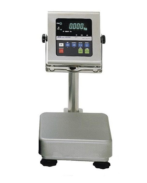 Platform scales AND HW-10KV-WP (10 kg, 1 g, external calibration)