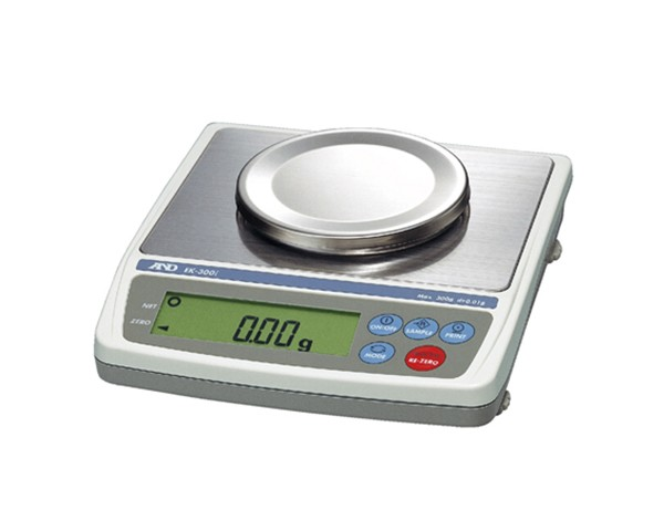 Laboratory scales AND EW-150i (30/60/150g, 0.01/0.02/0.05 g, external calibration)